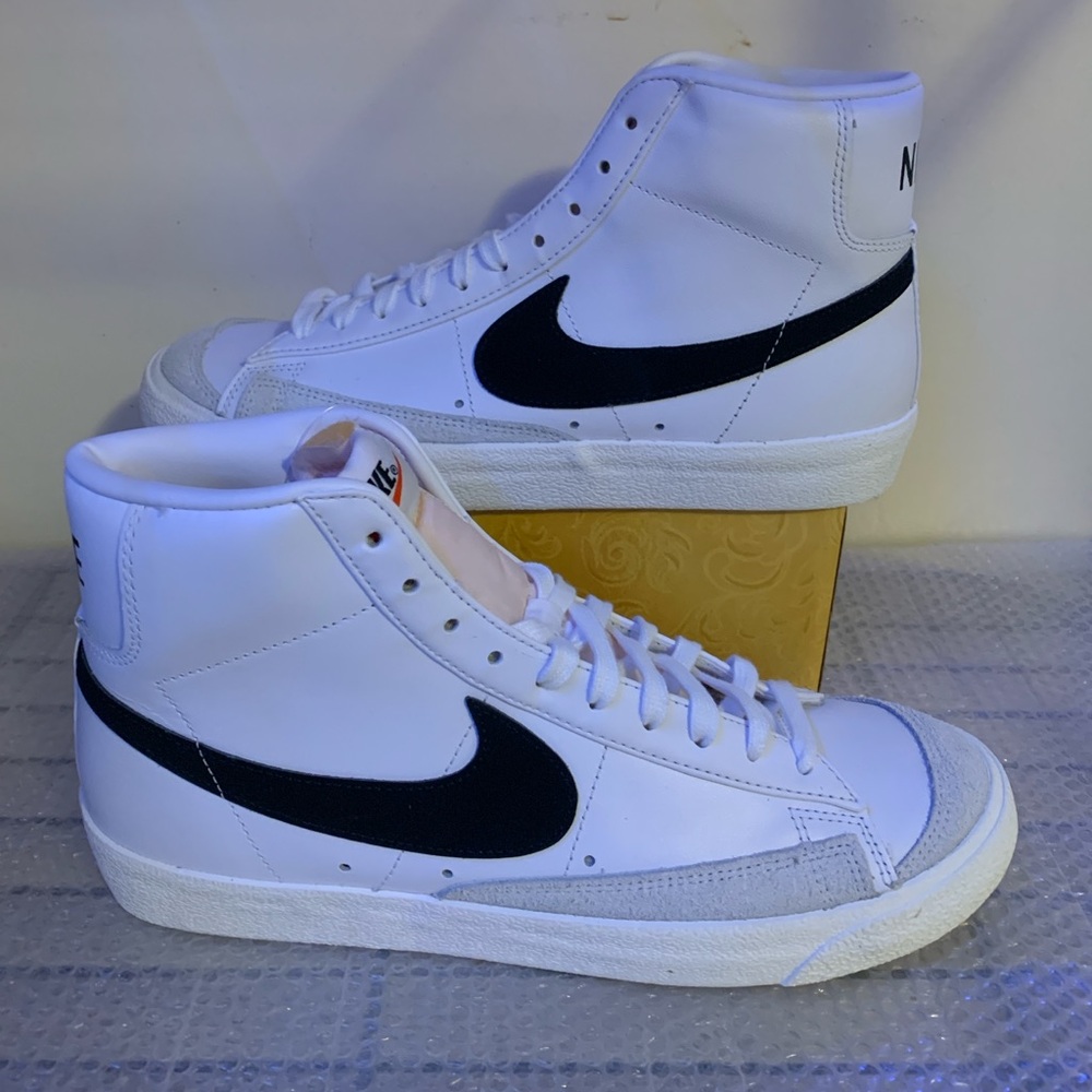 Nike Blazer Mid 77 Vintage White Black 2019 BQ6806-100 - Men’s Size 9